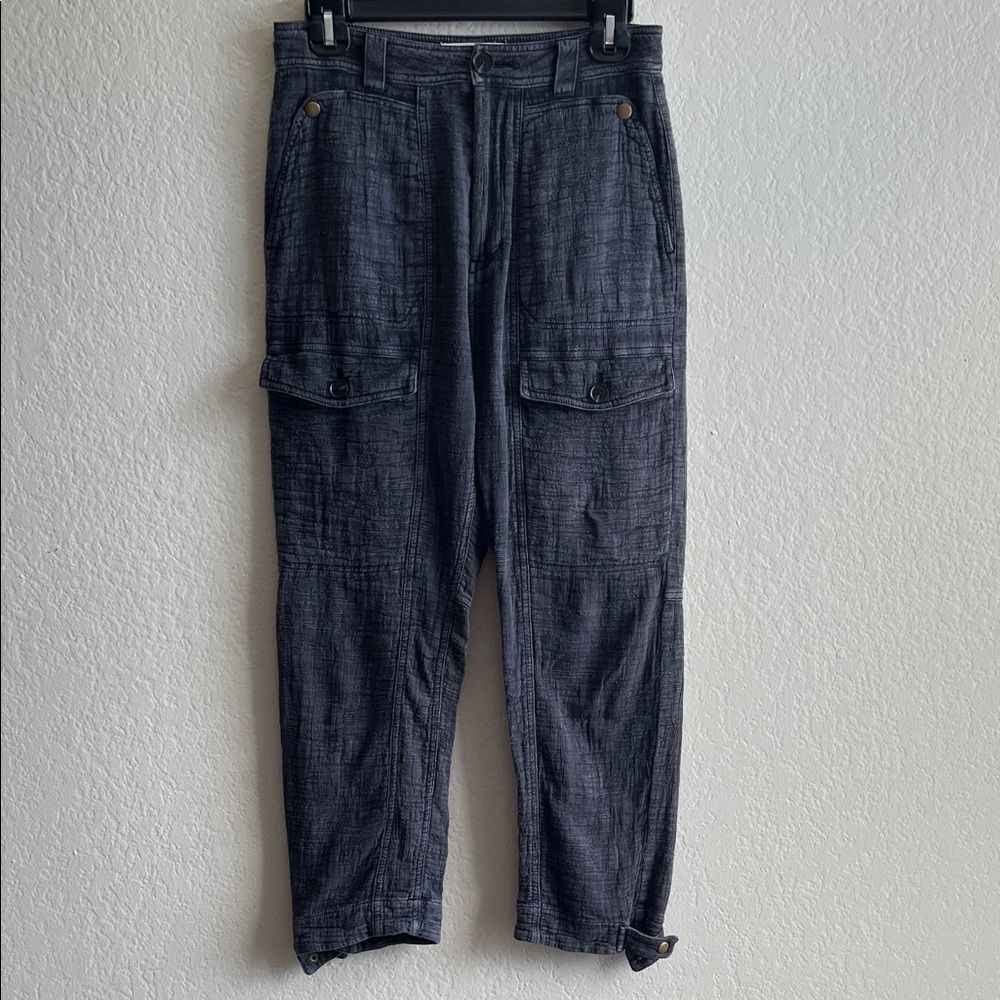Like New! Anthropologie Washed Black Relaxed Pants in Size 6